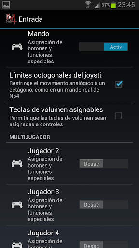 M64 emulator screenshot 3