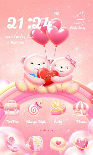Bear Theme - ZERO Launcher screenshot 1