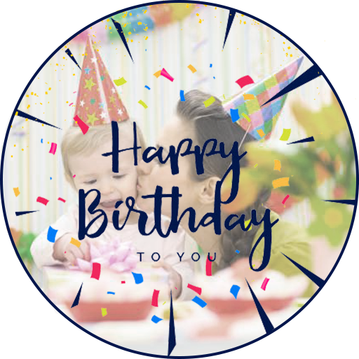 Birthday Background Vector أيقونة