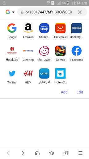 MY BROWSER screenshot 1