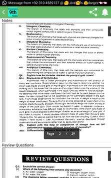 Class 9 Chemistry Notes And Solutions Key (PTB) скриншот 2