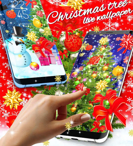 Christmas tree live wallpaper screenshot 1