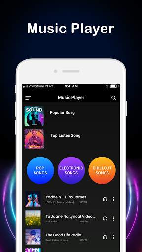 Online Music Player screenshot 1