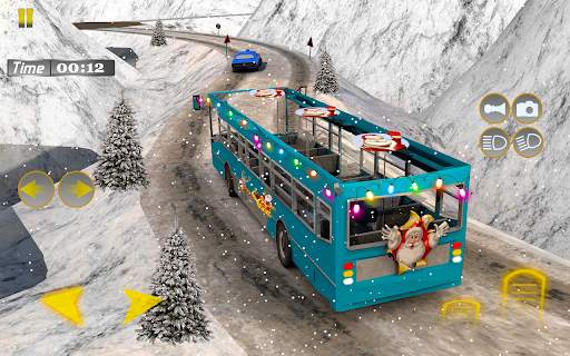 Bus Coach Simulator:  New Christmas City Driving screenshot 3