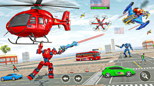 US Drone Bus Robot Transform screenshot 4