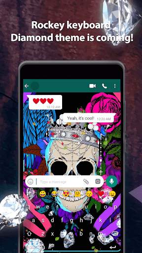 💎💎 Make 2020 Rich !! Rockey Diamond Keyboard ✨🌟 screenshot 1