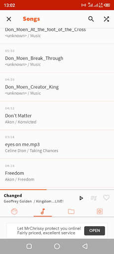 Simple Music Player for Android screenshot 1