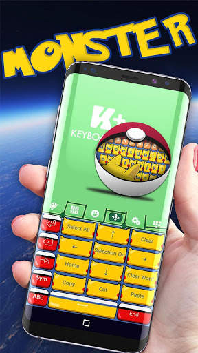 Monster Keyboard Theme स्क्रीनशॉट 3