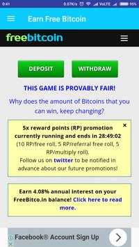 Earn Free Bitcoin स्क्रीनशॉट 4