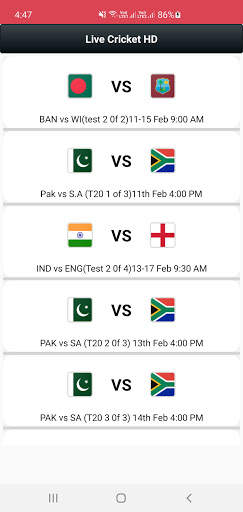 Live Cricket and Score screenshot 3