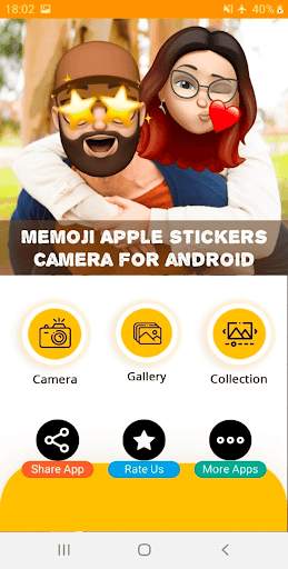 Memoji Apple Stickers Camera For Android screenshot 2
