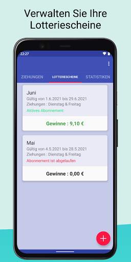 Ergebnisse für Euromillions screenshot 3