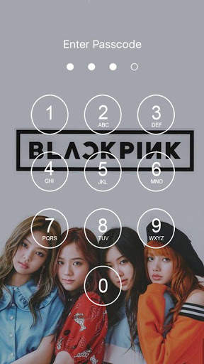 Black Pink Lock Screen screenshot 1