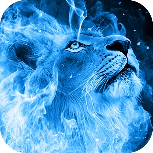 Blue Flaming Lion Live Wallpaper 2.4.2