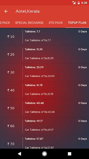 Recharge Plans - Offers Finder screenshot 4