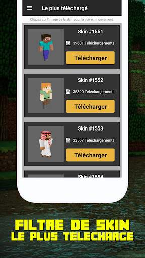 SkinsCraft - Skins pour Minecraft PE gratuit screenshot 4