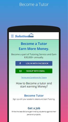 SolutionInn Tutoring screenshot 1