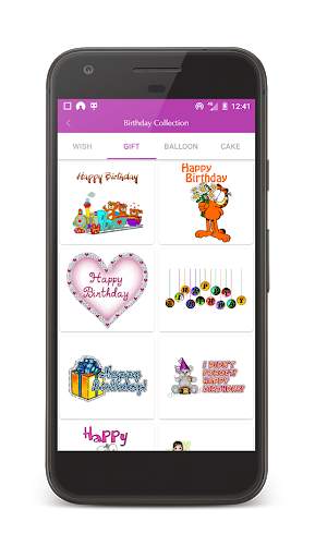 Gif Birthday Stickers screenshot 4