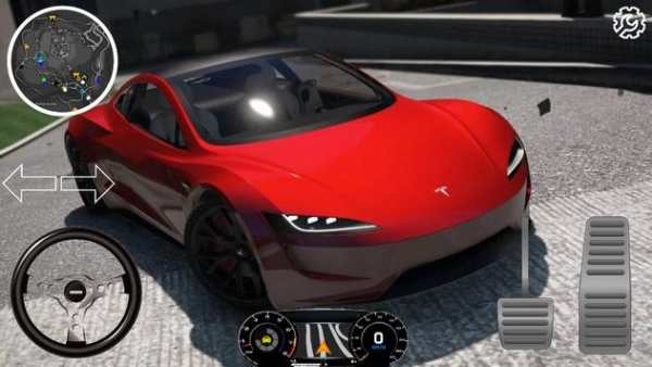Driving School: Tesla Roadster 2020 screenshot 4