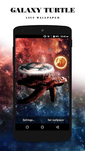 Galaxy Turtle Live Wallpaper screenshot 5