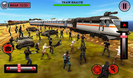 US Army Train Zombie Shooting screenshot 8