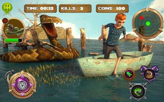 Hungry Anaconda 3D Snake Sim 2018-Naagin Games screenshot 1