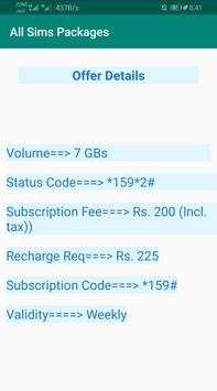 ALL SIM INTERNET PACKAGES screenshot 4
