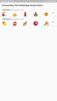 Whatsapp Sticker Chinese New Year 2019 screenshot 1
