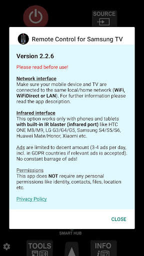 TV (Samsung) Remote Control screenshot 2