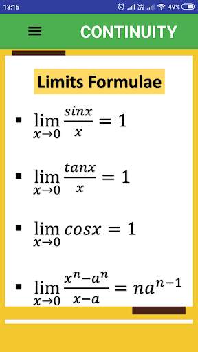 Limits And Continuity (Basic Concepts Booster) screenshot 2