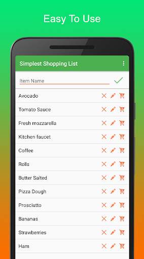 Simplest Shopping List Pro screenshot 1