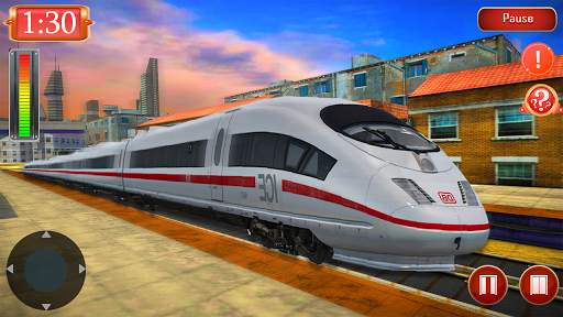 Modern City Train Driver Game 2020 3 تصوير الشاشة