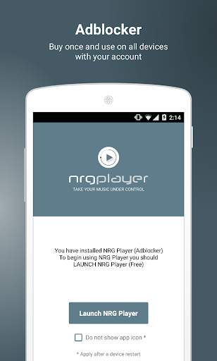 NRG Player Adblocker screenshot 1
