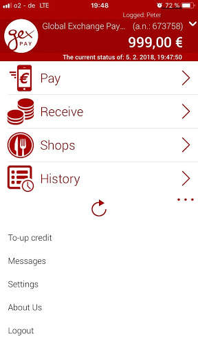 GexPay | Mobile Cashless Payment | Mobile Wallet स्क्रीनशॉट 1