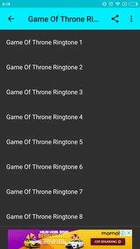 Game of Throne Ringtones screenshot 1