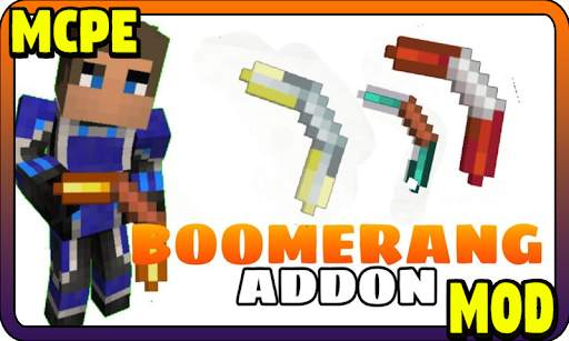 Boomerang Guns MCPE - Minecraft Mod screenshot 2