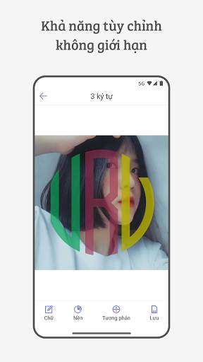 Tạo Chữ Hình Tròn (Trình Tạo Logo Vòng Tròn) screenshot 5