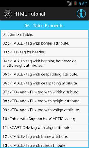 HTML Tutorial Programs screenshot 4