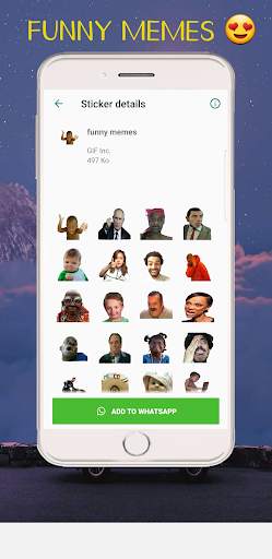 Funny Memes Stickers For WhatsApp - WAStickerApps screenshot 2