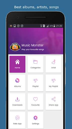 Music Monster - Free Music Player screenshot 4