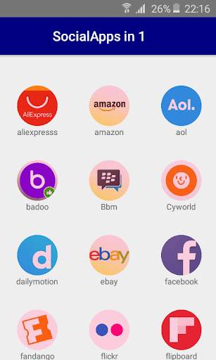 All Social Apps ( All In One) screenshot 2