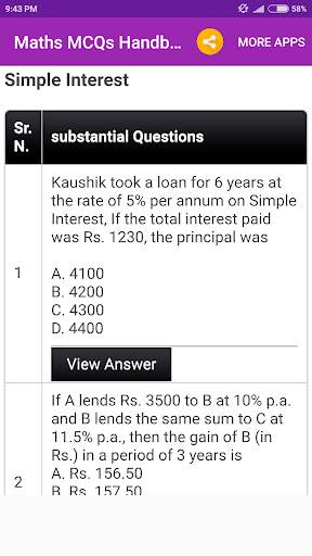 Maths Handbook screenshot 3