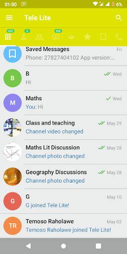 Messenger Telegram screenshot 1