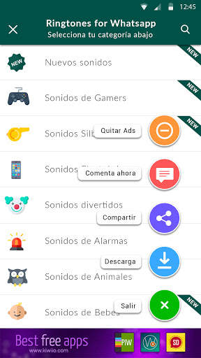 Ringtones for  Whatsapp screenshot 2