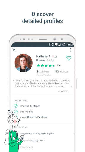 Bsit: find babysitters you can trust! screenshot 3