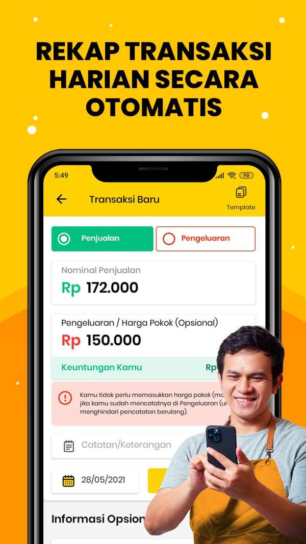 BukuKas - Catatan Kas Digital screenshot 1