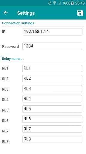 Arduino WiFi 8 Channel Relay Control screenshot 4