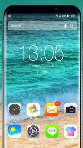 Launcher For iphone 8 - iOS Launcher 13 screenshot 1