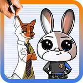 How To Draw Disney Zootopia Characters 1.00