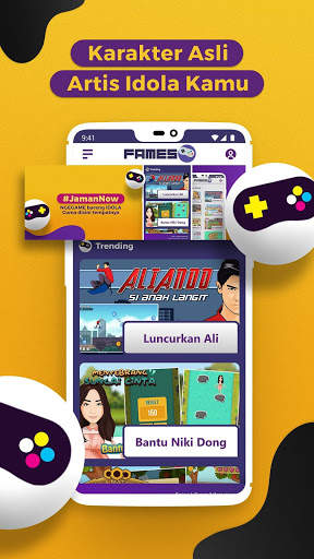 FAMES - Game Artis Indonesia & Ratusan Game Seru screenshot 1